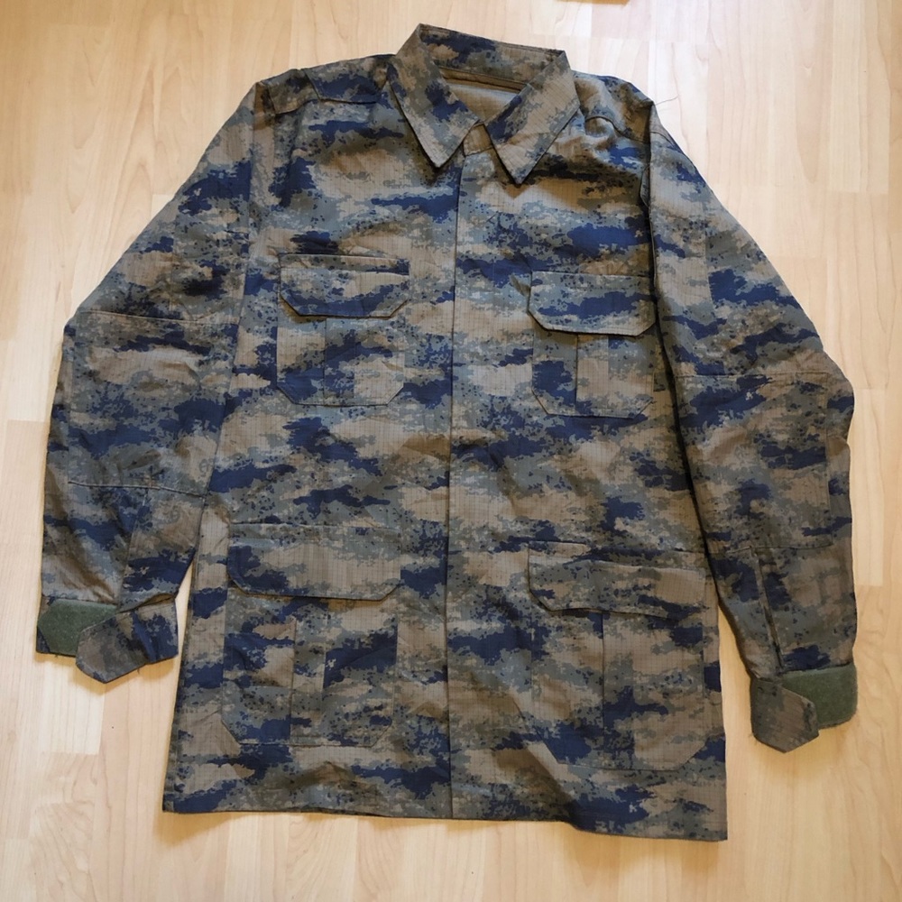 2013 Turkish Military Air Force Issue Desert Camouflage 4-Pocket Zip Up